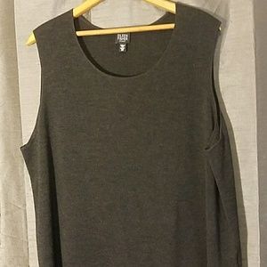 Plus Size Eileen Fisher Merino Wool Shell